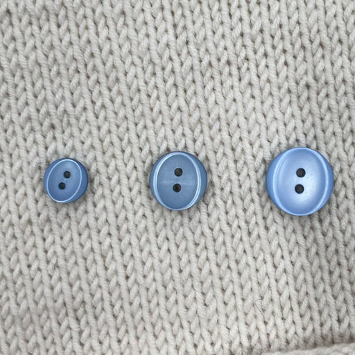 Buttons - Blue-Buttons & Snaps-Wild &amp; Woolly Yarns
