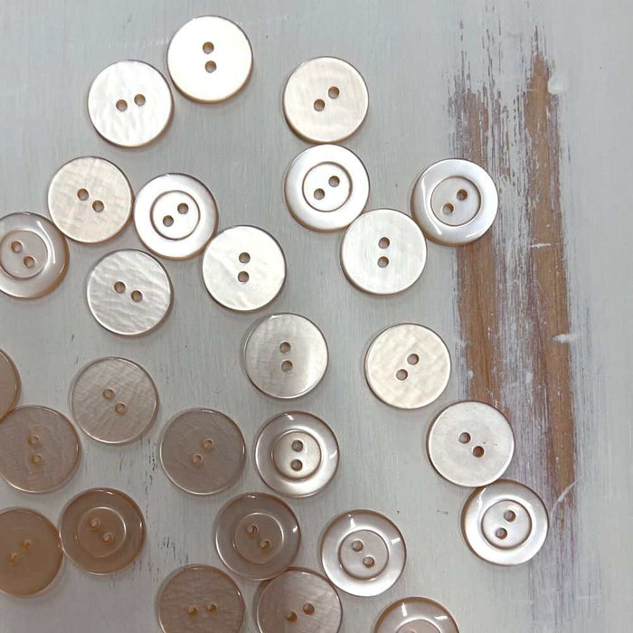 Buttons - Cream-Buttons & Snaps-Wild and Woolly Yarns