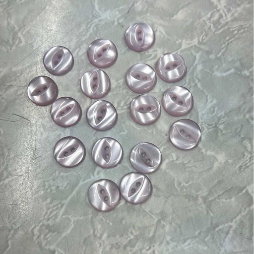 Buttons Mauve (13mm)-Buttons & Snaps-Arthur Rowe-Wild & Woolly Yarns