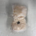 Faux fur pom pom with snap fastener, 12cm diameter, ideal for beanies and accessories.