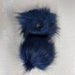 Faux fur pom poms with snap fastener, 12cm diameter, ideal for attaching to beanies and accessories.