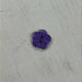 Flower Buttons - Purple Glitter(15mm)-Buttons & Snaps-Wild and Woolly Yarns