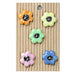 Handmade Button Flowers - Set of 5 (L095)-Buttons & Snaps-Wild and Woolly Yarns