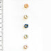 Handmade Buttons Small Flowers - Set of 5 (L555)-Buttons & Snaps-Wild and Woolly Yarns
