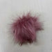 Pom Poms - Medium (6cm) Elastic Loop-Buttons & Snaps-Wild & Woolly Yarns-Black-Wild & Woolly Yarns