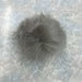Pom Poms - Medium (6cm) Elastic Loop-Buttons & Snaps-Wild & Woolly Yarns-Grey-Wild & Woolly Yarns