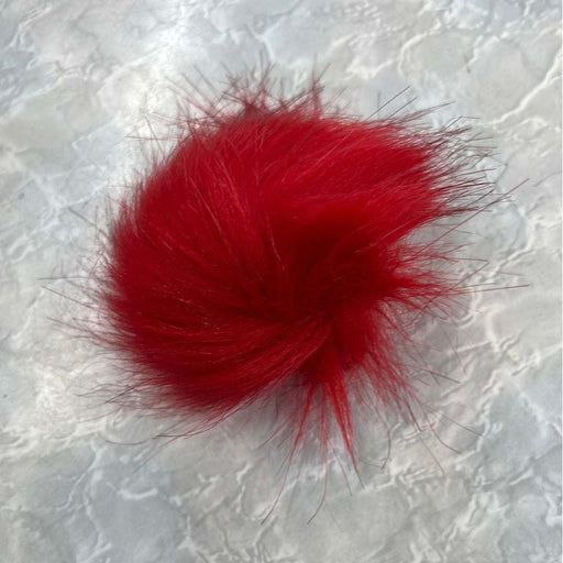 Pom Poms - Small (5cm)-Buttons & Snaps-Wild & Woolly Yarns-Red-Wild & Woolly Yarns