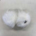 Pom Poms White - 10cm with Snap Fastener-Buttons & Snaps-Wild and Woolly Yarns