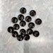 Wooden Buttons - Black-Buttons & Snaps-Wild and Woolly Yarns