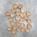 Wooden Buttons - Handmade With Love-Buttons & Snaps-Wild & Woolly Yarns-15mm-Wild & Woolly Yarns