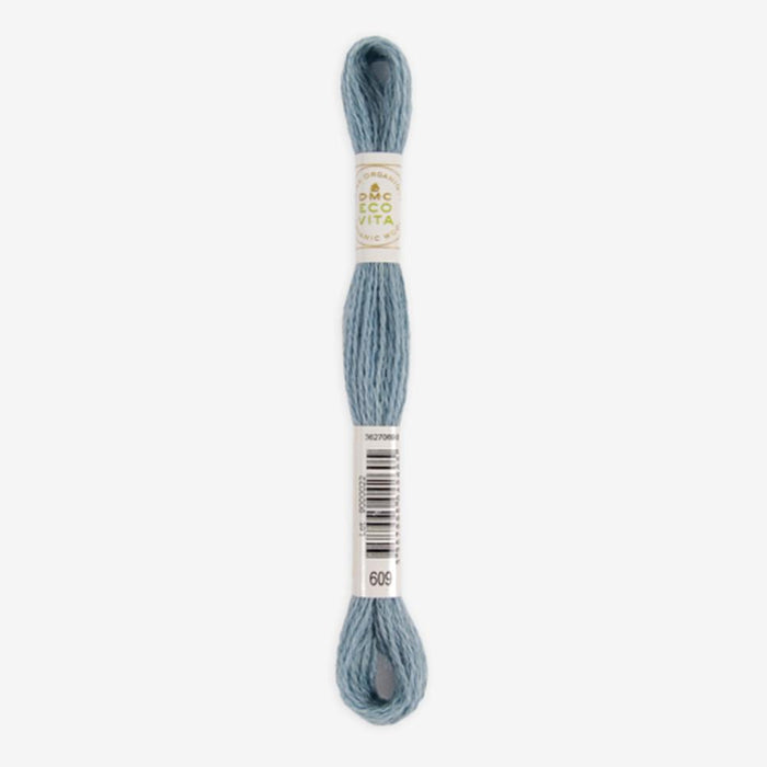 DMC Ecovita Organically Dyed Wool Thread-Embroidery Thread-Trendy Trims-Arctic Indigo (609)-Wild & Woolly Yarns