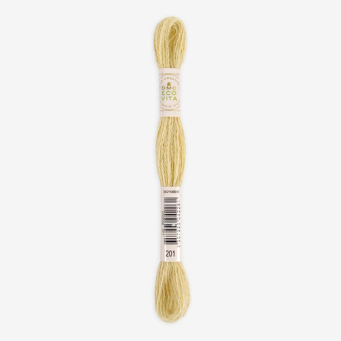 DMC Ecovita Organically Dyed Wool Thread-Embroidery Thread-Trendy Trims-Creamy Woald (201)-Wild & Woolly Yarns