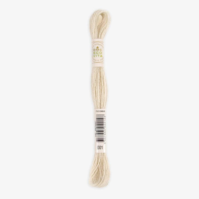 DMC Ecovita Organically Dyed Wool Thread-Embroidery Thread-Trendy Trims-Frosted Juniper (001)-Wild & Woolly Yarns