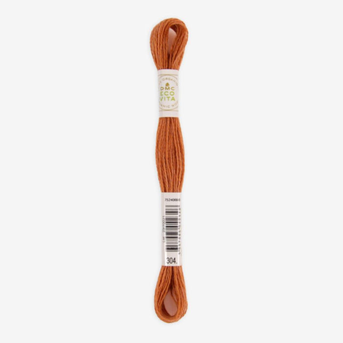 DMC Ecovita Organically Dyed Wool Thread-Embroidery Thread-Trendy Trims-Mango Cutch (304)-Wild & Woolly Yarns