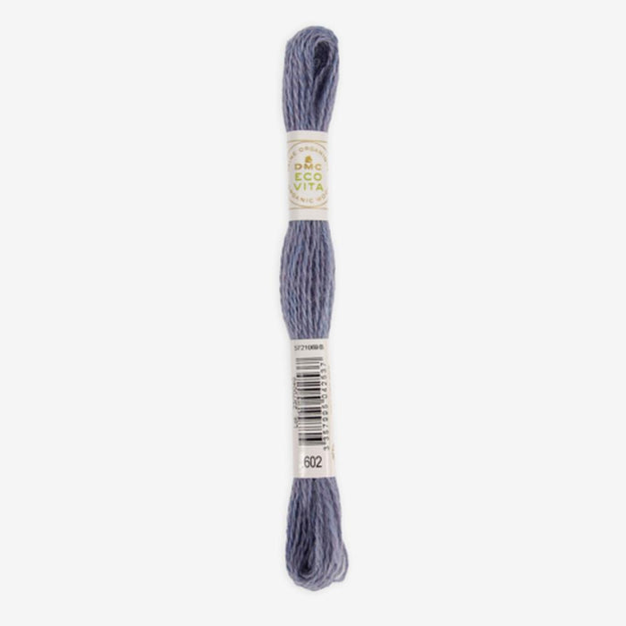 DMC Ecovita Organically Dyed Wool Thread-Embroidery Thread-Trendy Trims-Mist Indigo (602)-Wild & Woolly Yarns