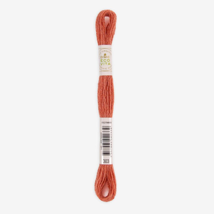 DMC Ecovita Organically Dyed Wool Thread-Embroidery Thread-Trendy Trims-Papaya Madder (303)-Wild & Woolly Yarns