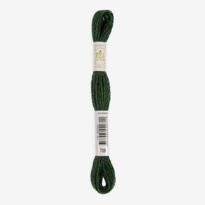 DMC Ecovita Organically Dyed Wool Thread-Embroidery Thread-Trendy Trims-Spruce Indigo (708)-Wild & Woolly Yarns