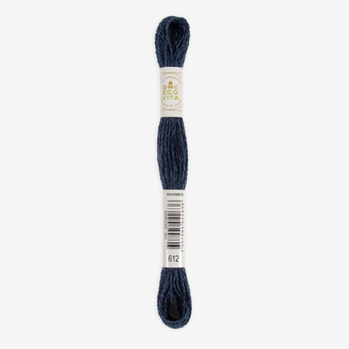 DMC Ecovita Organically Dyed Wool Thread-Embroidery Thread-Trendy Trims-Storm Indigo (612)-Wild & Woolly Yarns