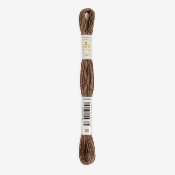DMC Ecovita Organically Dyed Wool Thread-Embroidery Thread-Trendy Trims-Toasted Catechu (105)-Wild & Woolly Yarns