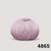 Summer Raglan Cardigan & Hat Knit Kit with a ball of smooth pale lilac cotton yarn, shade 4865