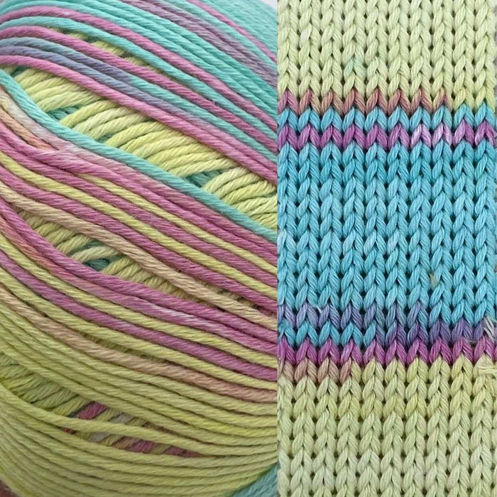 Summer V-Neck Jacket & Hat Knit Kit - Bio Bimbo-Knit Kits-Wild & Woolly Yarns-Newborn / 3 months-5047-Wild & Woolly Yarns