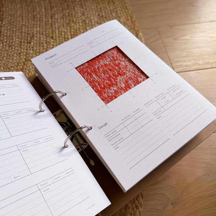 Knit Notes Folder / A4-Knit Notes-Up to 2 Yarns-Single-Wild & Woolly Yarns