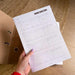 Knit Notes Folder / A4-Knit Notes-Up to 2 Yarns-Single-Wild & Woolly Yarns