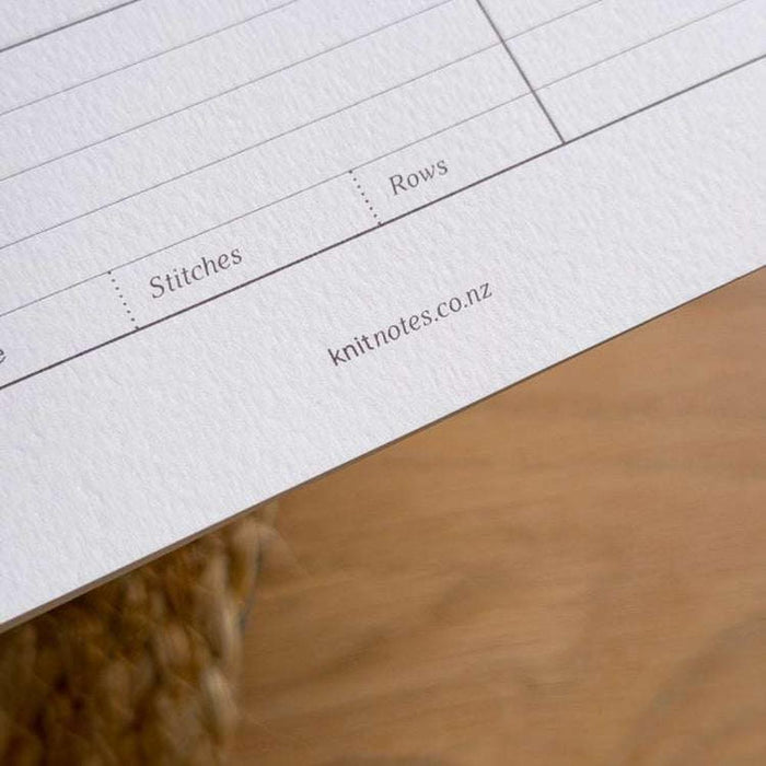 Knit Notes Folder / A4-Knit Notes-Up to 2 Yarns-Single-Wild & Woolly Yarns