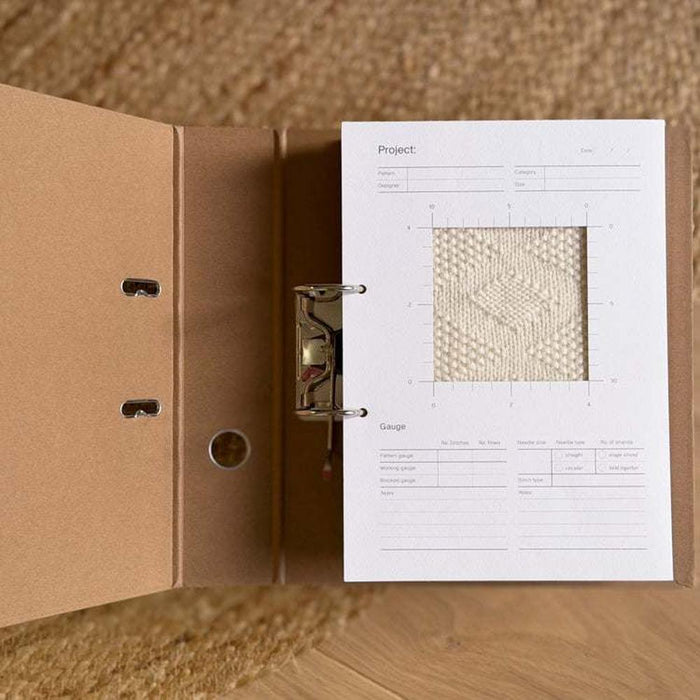 Knit Notes Folder / A4-Knit Notes-Up to 2 Yarns-Single-Wild & Woolly Yarns