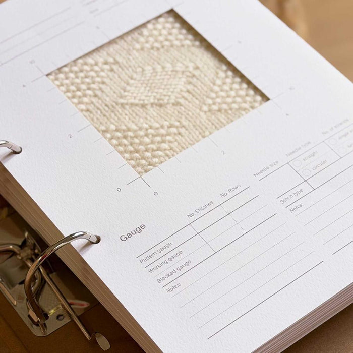 Knit Notes Folder / A4-Knit Notes-Up to 2 Yarns-Single-Wild & Woolly Yarns
