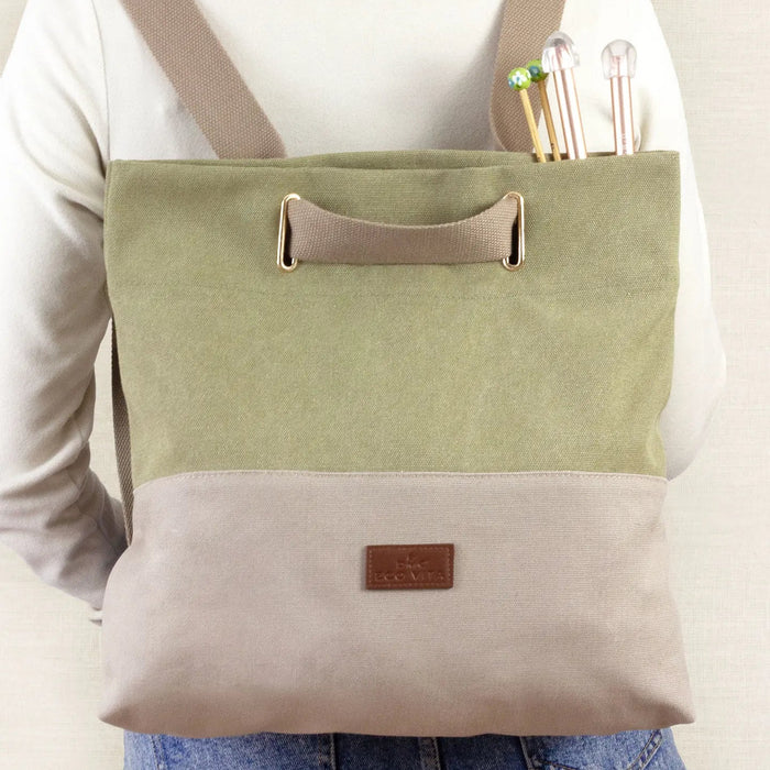 DMC Eco Vita Knitting & Crochet Backpack - Khaki