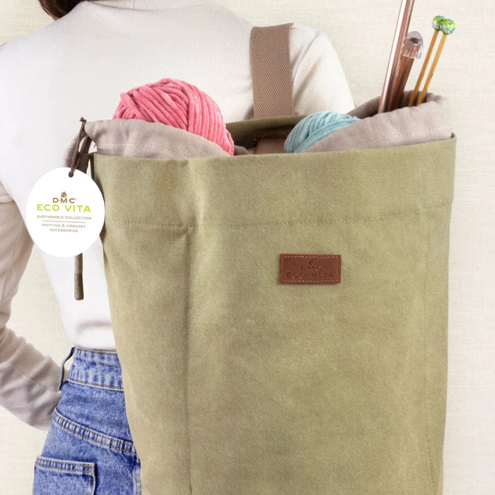 DMC Eco Vita Knitting & Crochet Kit Bag - Terracotta