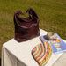 Project 100 Knitting Project Bag (Dark Cherry)-Knitting Bag-RE:DESIGNED-Wild & Woolly Yarns