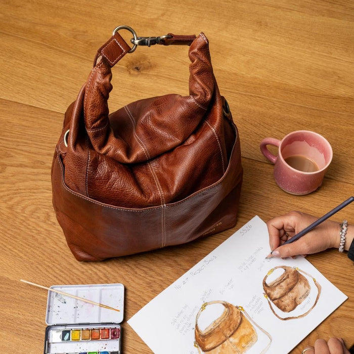 Project 100 Knitting Project Bag (Walnut)-Knitting Bag-RE:DESIGNED-Wild & Woolly Yarns