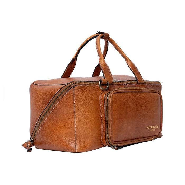 Project 105 Knitting Project Bag (Burned Tan)-Knitting Bag-RE:DESIGNED-Wild & Woolly Yarns