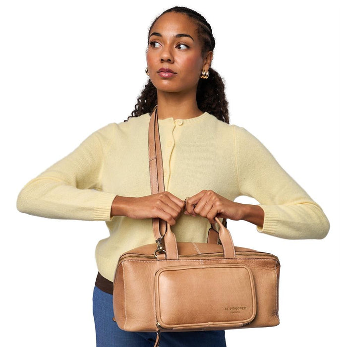 Project 105 Knitting Project Bag (Taupe)-Knitting Bag-RE:DESIGNED-Wild & Woolly Yarns
