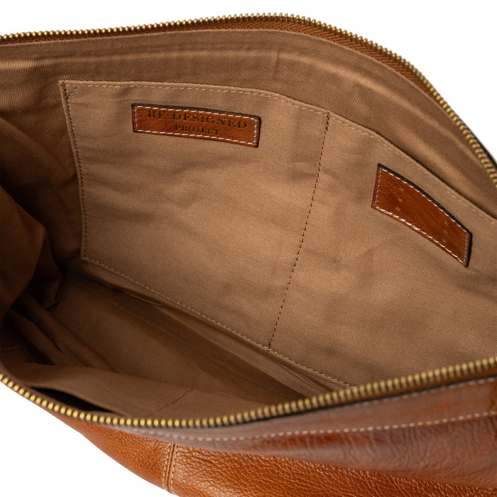Project 13 Knitting Bag (Burned Tan/Gold)