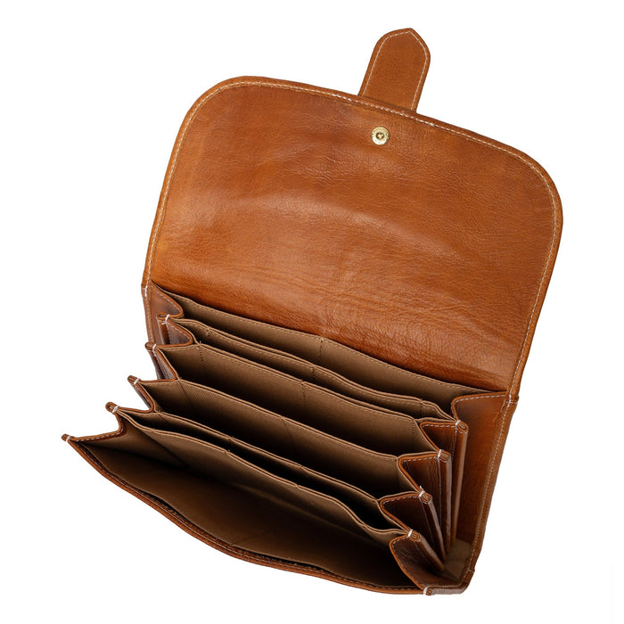 Project 18 (Burned Tan / Gold)-Knitting Bag-RE:DESIGNED-Wild &amp; Woolly Yarns