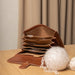Project 18 (Walnut / Gold)-Knitting Bag-RE:DESIGNED-Wild &amp; Woolly Yarns