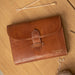 Project 18 (Walnut / Gold)-Knitting Bag-RE:DESIGNED-Wild &amp; Woolly Yarns