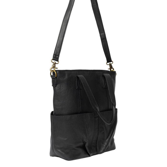Project 25 Project Bag (Black)-Knitting Bag-Wild and Woolly Yarns