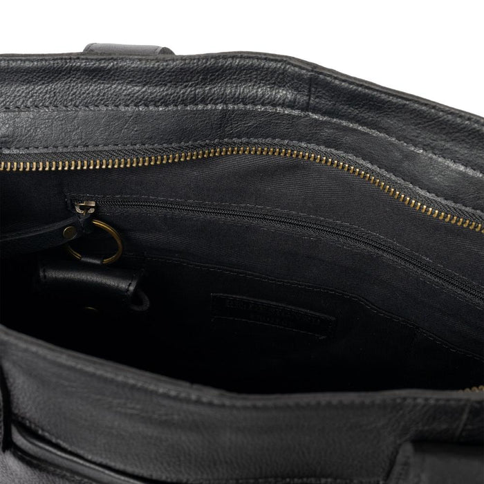 Project 25 Project Bag (Black)-Knitting Bag-Wild and Woolly Yarns