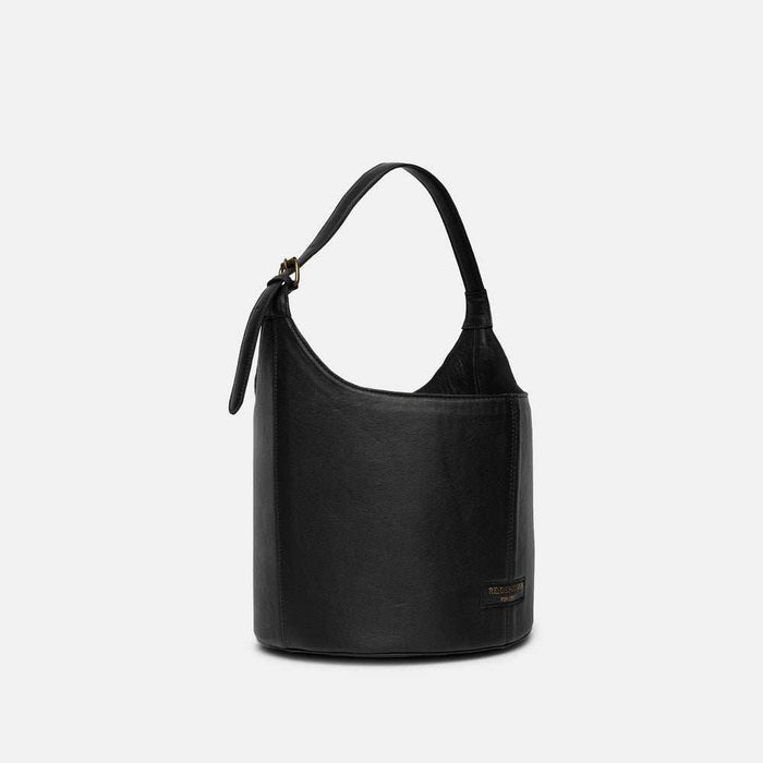 Project 26 Small Bucket Bag (Black)-Knitting Bag-RE:DESIGNED-Wild & Woolly Yarns