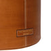 Project 26 Small Bucket Bag in Burned Tan leather with visible stitching and label.