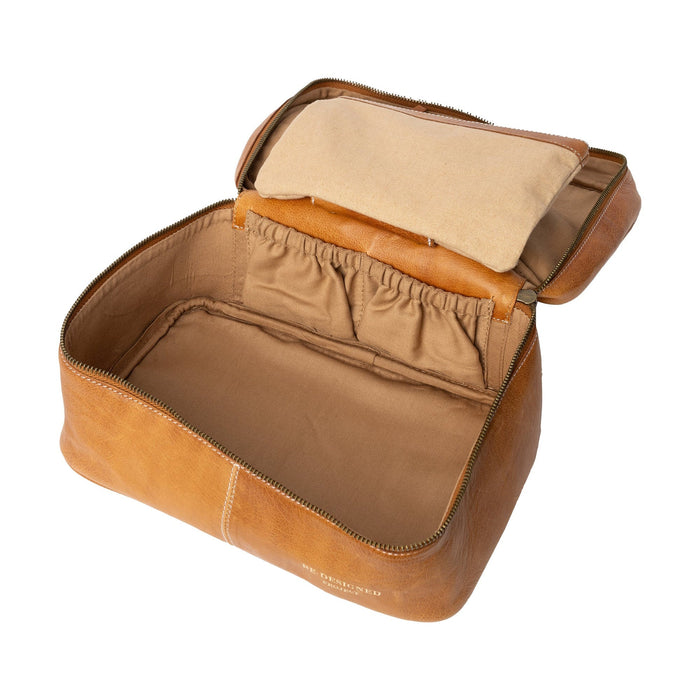 Project 31 Knitting Bag (Burned Tan)-Knitting Bag-RE:DESIGNED-Wild &amp; Woolly Yarns