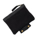 Black Project 32 knitting project bag with leather details, zippered compartment, and additional pockets for organizing knitting tools.