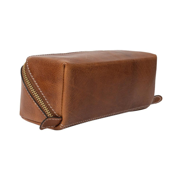 Project 36 Knitting Project Bag (Walnut/Gold)-Knitting Bag-RE:DESIGNED-Wild & Woolly Yarns