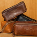 Project 36 Knitting Project Bag (Walnut/Gold)-Knitting Bag-RE:DESIGNED-Wild & Woolly Yarns