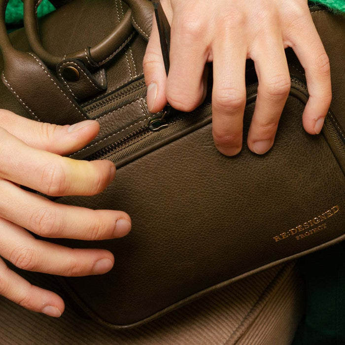 Project 39 Knitting Project Bag (Dark Green)-Knitting Bag-RE:DESIGNED-Wild & Woolly Yarns