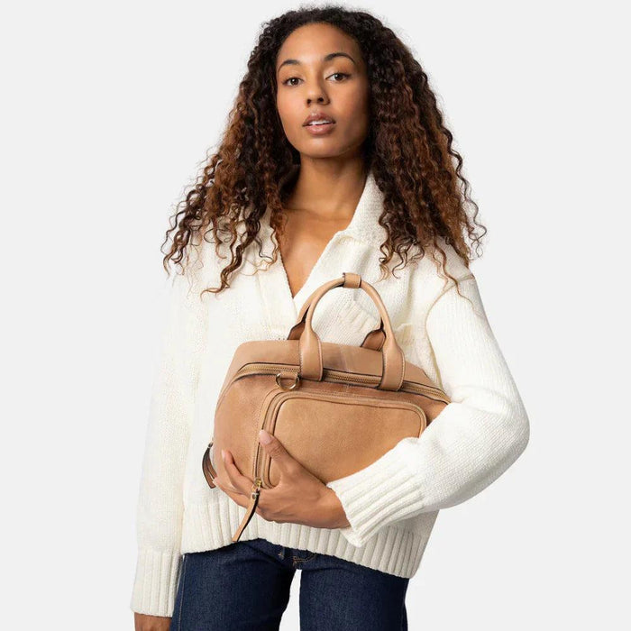 Project 39 Knitting Project Bag (Taupe)-Knitting Bag-RE:DESIGNED-Wild & Woolly Yarns